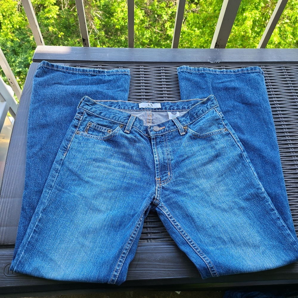 Armani Exchange AX Flare Jeans 6 Short